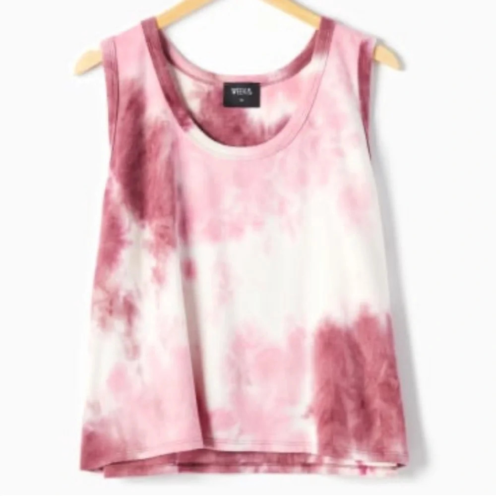 Week& Brushed Tie Dye Tank Top Super Soft Stretch 2X 18W/20W Plus Size